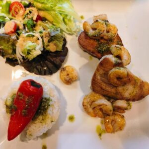 Steak de Thon / Crevettes