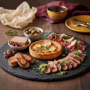 Assortiment des 4 entrées pour 4 pers.