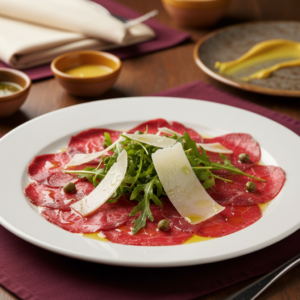 Carpaccio maturé Bœuf Aubrac