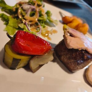 Filet de Bœuf au duo de Foie Gras