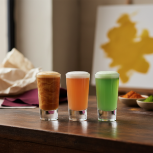 Shooters (Caramel, Pêche, Melon) 3cL