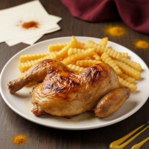 1/2 Poulet fermier grillé
