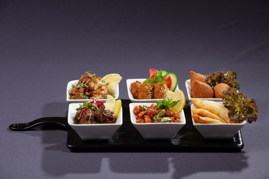 Assortiment des 4 entrées pour 4 pers.
