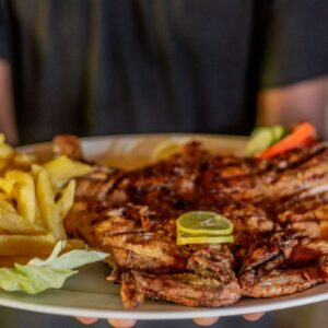 1/2 Poulet fermier grillé