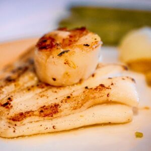 Poêlée de St Jacques et Crevettes