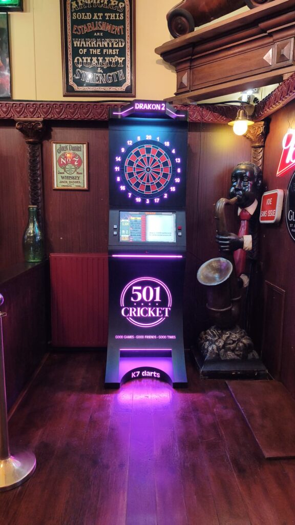 La cible de fléchettes