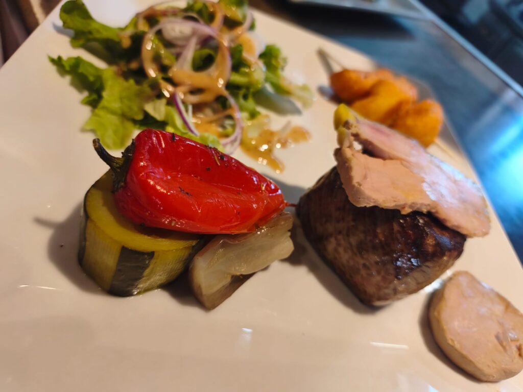 Filet de bœuf au foie gras